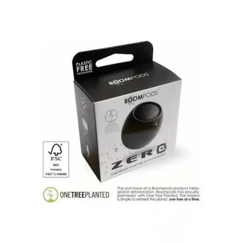Boompods Zero Speaker fekete bluetooth hangszóró