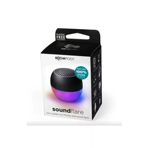 Boompods Soundflare Ocean fekete bluetooth hangszóró