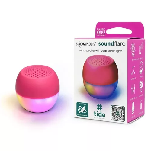 Boompods Soundflare Ocean rózsaszín bluetooth hangszóró