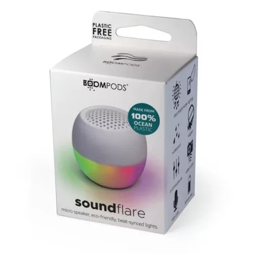 Boompods Soundflare Ocean fehér bluetooth hangszóró