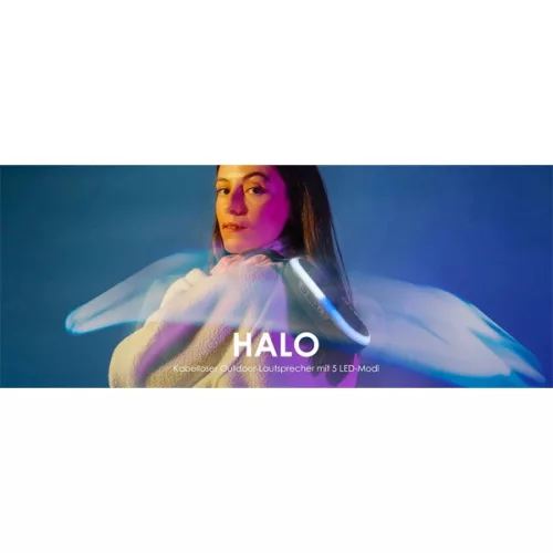 Boompods HALO fekete bluetooth hangszóró