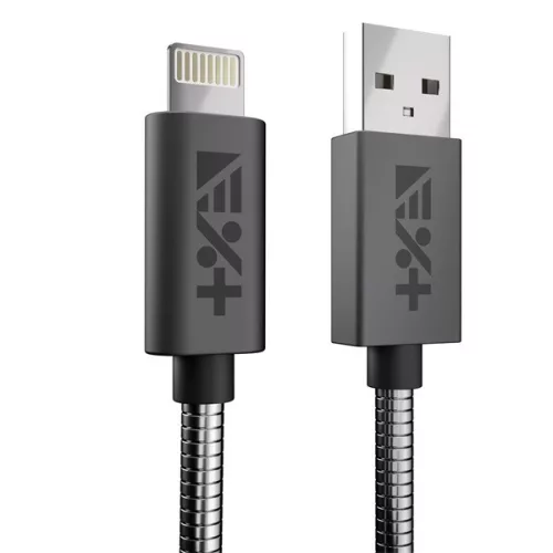 NextOne LGHT-USBA-MET-SG 1m kovový kábel USB A-Lightning