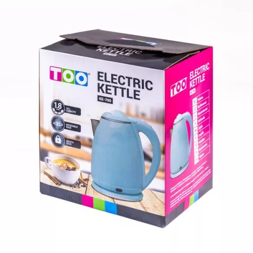 TOO KE-700 modrá kanvica s objemom 1,8 l