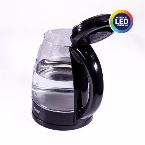 TOO KE-800 1,8l čierna sklenená kanvica