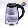 Sklenená kanvica TOO KE-810 s objemom 1,8 l, strieborná