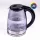 Sklenená kanvica TOO KE-810 s objemom 1,8 l, strieborná