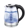 Sklenená kanvica TOO KE-810 s objemom 1,8 l, strieborná