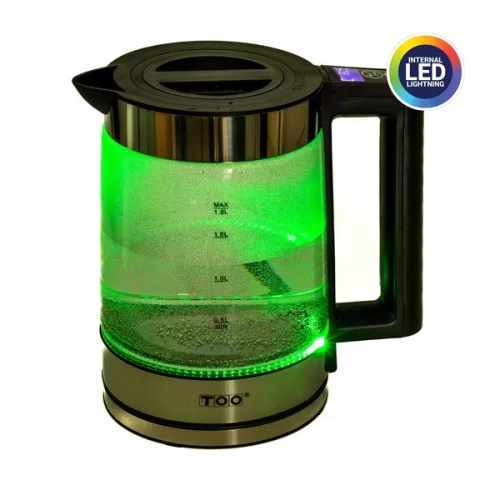 TOO KE-830 1,8 l LED prémiová sklenená kanvica