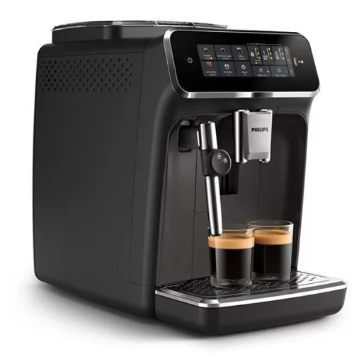 Philips EP3324/40 3300 manuálny napeňovač mlieka, čierny, automatický kávovar
