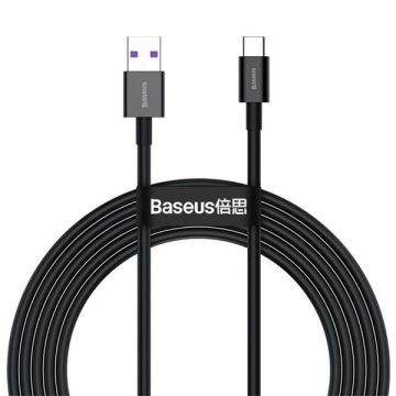   Baseus CATYS-A01 Superior 2m 66W USB A/USB C fekete adat- és töltőkábel
