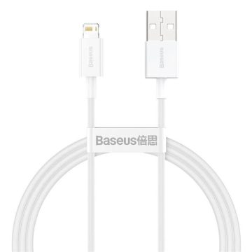   Baseus CALYS-A02 Superior 1m 2,4A Lightning fehér adat- és töltőkábel