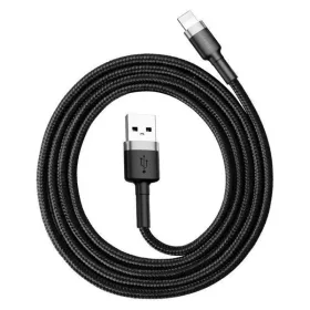   Dátumový kábel a načítanie Baseus CALKLF-CG1 Cafule 2m 1,5A Lightning gre-negru