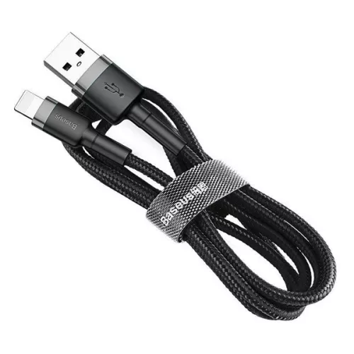 Dátumový kábel a načítanie Baseus CALKLF-CG1 Cafule 2m 1,5A Lightning gre-negru