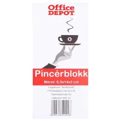 Office Depot Kellnerblock, 6,5 x 14 x 3 cm