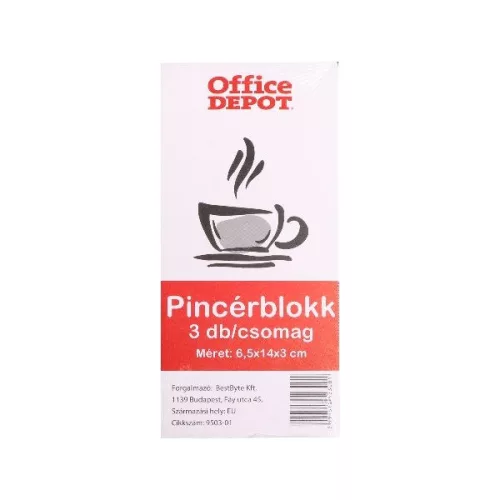 Office Depot Kellnerunterlage, 6,5 x 14 x 3 cm, 3 Stück/Box