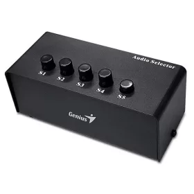 5-portový audio prepínač Genius RS2 čierny
