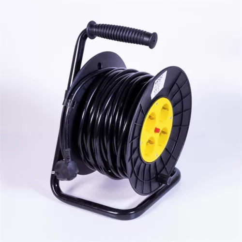 TOO CRB-4400 4 zásuvky 40 metrov 3x1,5 mm2 čierny káblový bubon