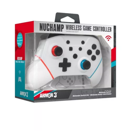 Armor3 M07467-WH NuChamp Nintendo Switch vezeték nélküli fehér kontroller