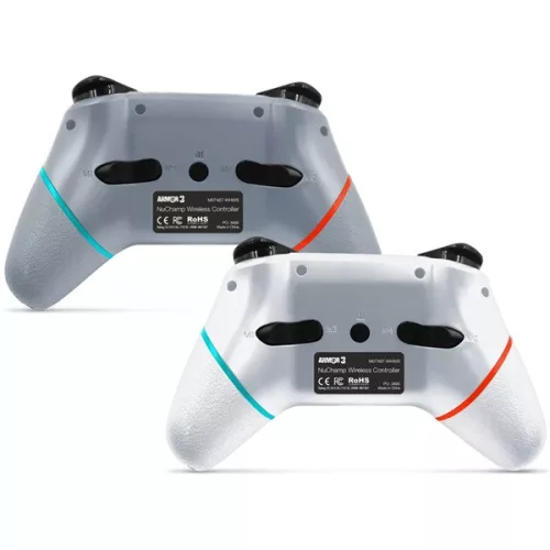 Armor3 M07467-WHWS NuChamp Nintendo Switch vezeték nélküli fehér-ezüst kontroller csomag (2db)