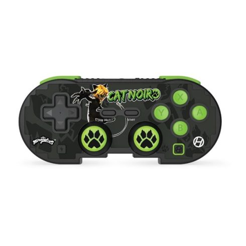 Hyperkin M01328-MTCN Pixel Art Miraculous Nintendo Switch/PC/Mac/Android vezeték nélküli "Fekete macska" kontroller