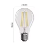 Emos ZF5254D E27 LED žiarovka s vláknom/7,5 W (75 W)/1 055 lm/prírodná biela/stmievateľná s vláknom A60