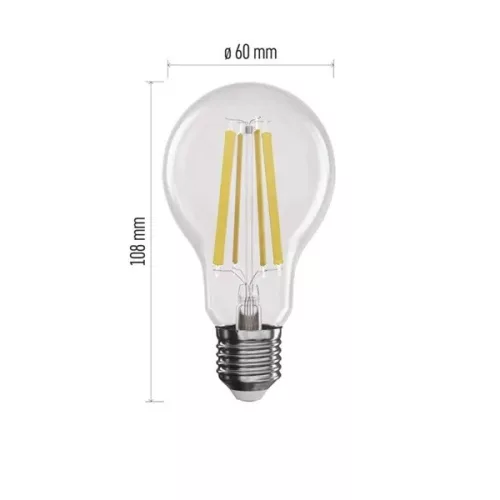 Žiarovka Emos ZF5164D E27/11W (100W)/1521 lm/teplá biela žiarovka A60