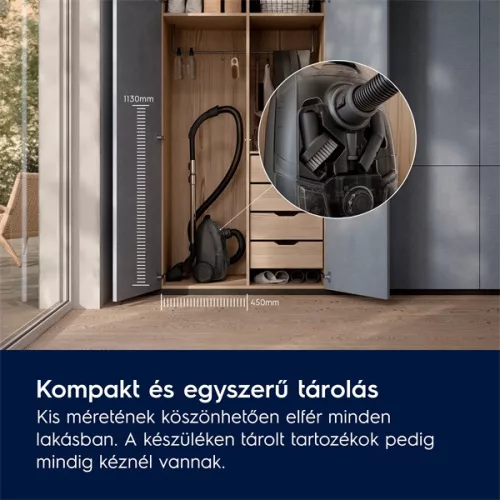 Vreckový vysávač Electrolux EB51C1WP Clean 500
