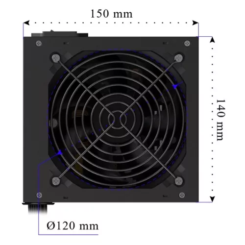 Endorfy Elementum E5 350W 80+ ventillátorral dobozos tápegység