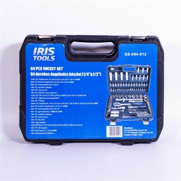   IRIS TOOLS SS-094-012 94 darabos dugókulcs készlet (1/4"&1/2")