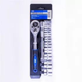   IRIS TOOLS SS-012-017 12 darabos dugókulcs készlet racsnis karral 3/8"