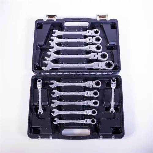 IRIS TOOLS GW-012-032 12 darabos csuklós racsnis kombinált csavarkulcs készlet