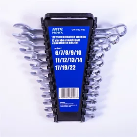   IRIS TOOLS CW-012-037 12 darabos kombinált csavarkulcs készlet