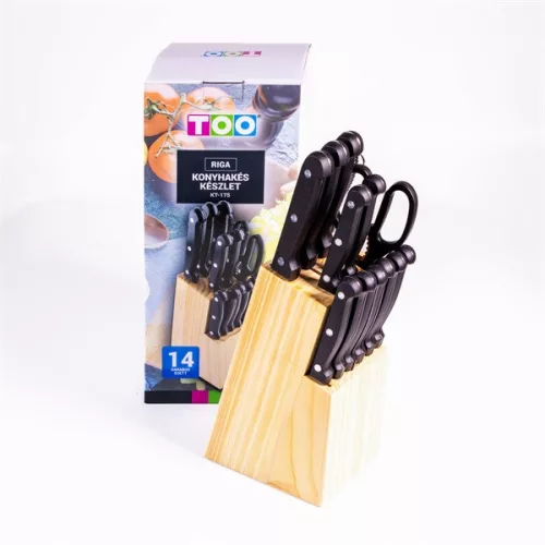 Set de cuțite de bucătărie TOO KT-175 RIGA, 14 piese