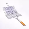 Grilovací rošt IRIS KT-203 s rukoväťou BBQ a rozmermi mriežky 34 cm x 22 cm