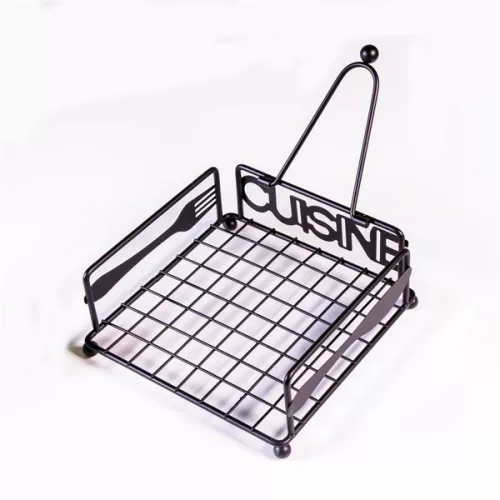 Suport pentru șervețele cu grilă metalică IRIS KT-211 CUISINE 18cmx18cmx7cm