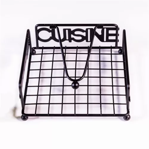 Suport pentru șervețele cu grilă metalică IRIS KT-211 CUISINE 18cmx18cmx7cm