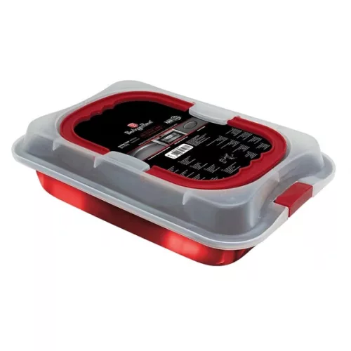 Tavă de copt bordo Berlinger Haus BH/7862 cu capac