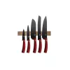Set de cuțite Berlinger Haus BH/2886 bordo, 6 piese, lemn de salcâm cu agățător magnetic