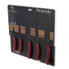 Set de cuțite Berlinger Haus BH/2886 bordo, 6 piese, lemn de salcâm cu agățător magnetic