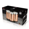 Set de depozitare Berlinger Haus BH/6727 auriu roz, format din 3 piese