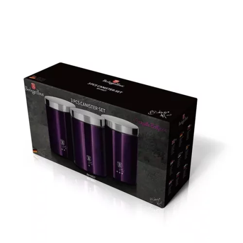 Set de depozitare Berlinger Haus BH/6827 violet, format din 3 piese