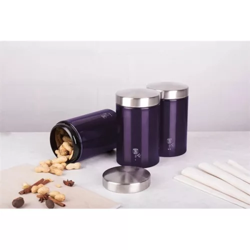 Set de depozitare Berlinger Haus BH/6827 violet, format din 3 piese