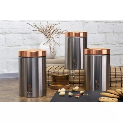 Set de depozitare Berlinger Haus BH/6273 gri, 3 piese