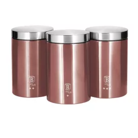  Set de depozitare Berlinger Haus BH/6270 roz, format din 3 piese