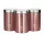 Set de depozitare Berlinger Haus BH/6270 roz, format din 3 piese