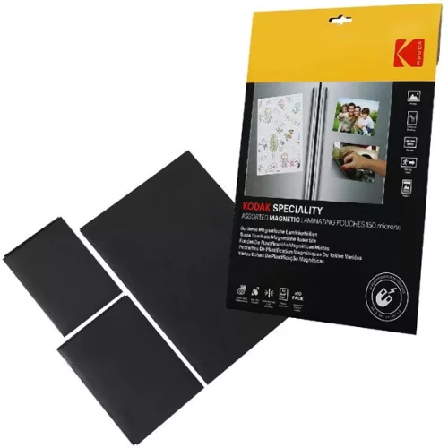 Kodak 150 mikrona, 10x15 cm 4 kom, 13x18 cm 3 kom, A4 3 kom magnetska sjajna folija za laminiranje