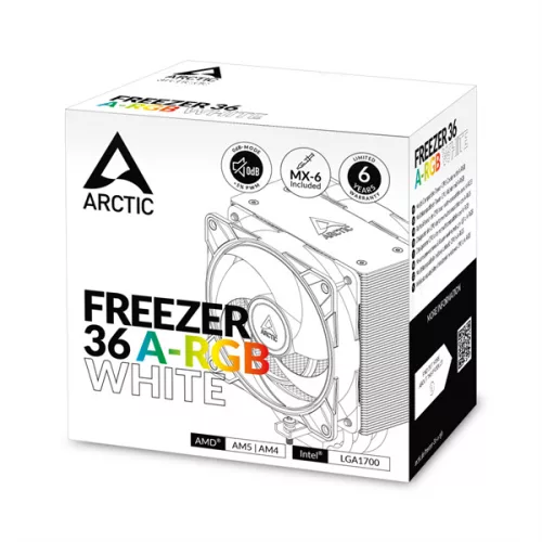 Chladič procesora Arctic Freezer 36 A-RGB biely