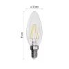Emos ZF3220 E14 / 3,4 W (40 W) / 470 lm / teplá biela LED žiarovka