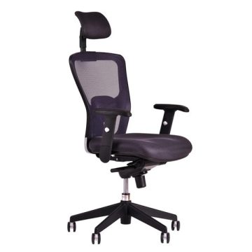   Office Pro DIKE SP DK10 fekete fejtámlás irodai forgószék