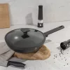 Berlinger Haus BH/8124 Colecția Antracit Tigaie wok 28 cm cu capac